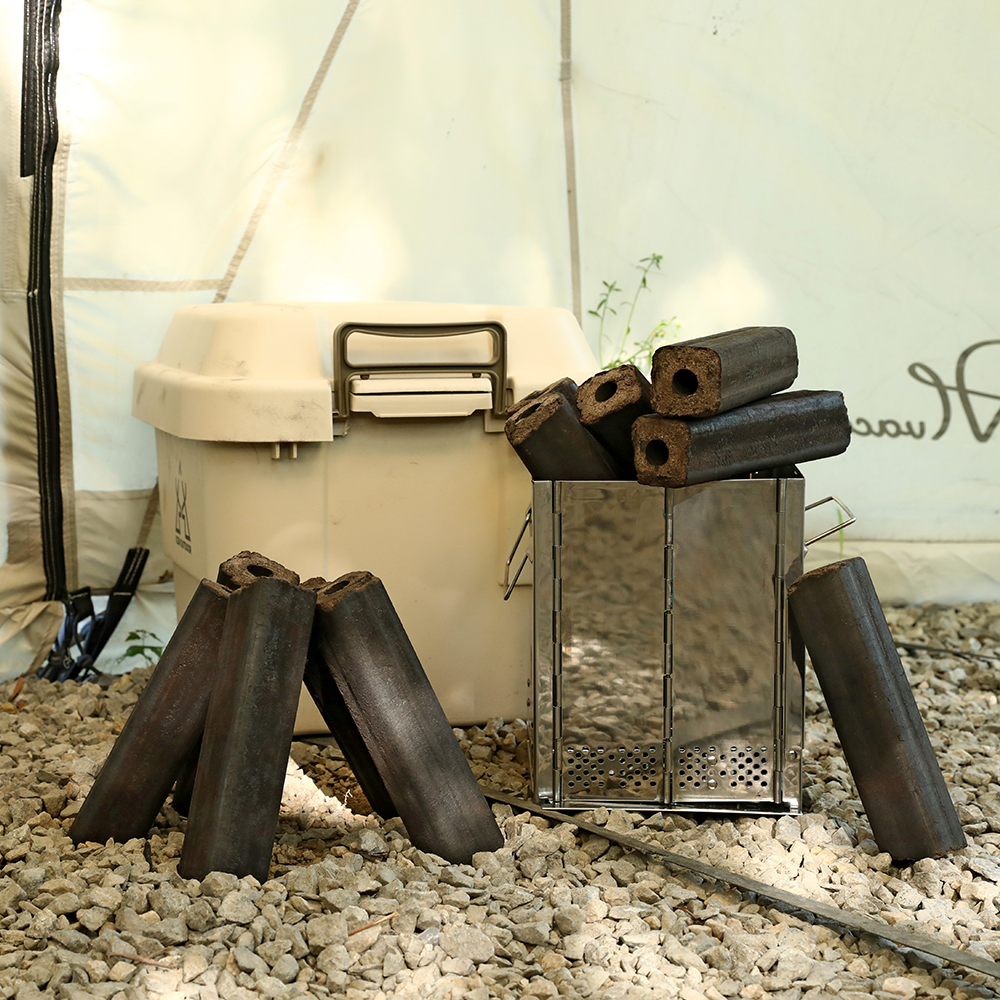 구이대장 네모장작 9.5kg 캠핑 미니 압축 불멍 장작 상세 보기