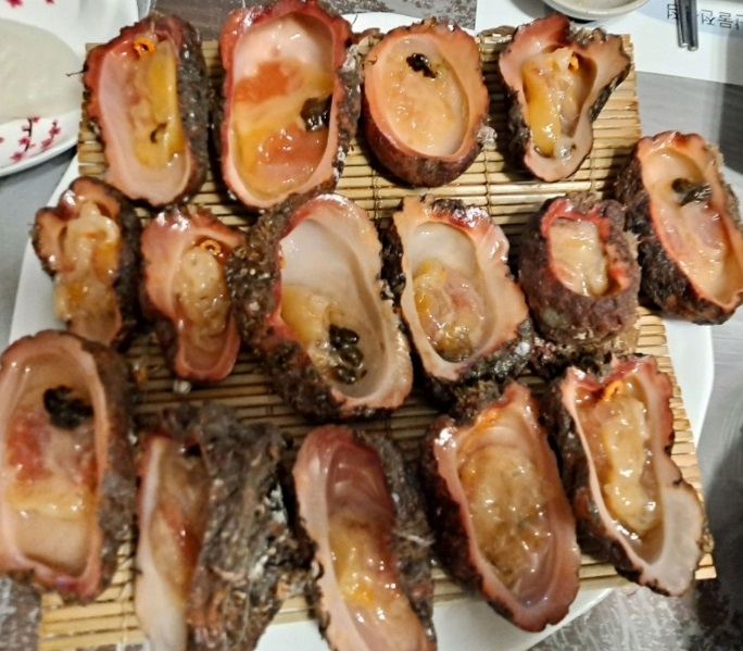 통영-은하수다찌-해산물-돌멍게-회