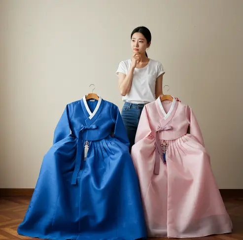 조카 결혼식 고모도 한복-2