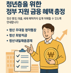 청년층을 위한 정부지원 혜택들