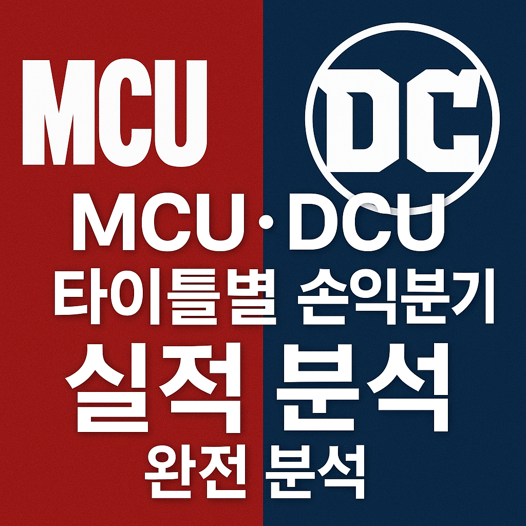 슈퍼히어로 피로감? MCU·DCU 타이틀별 손익분기 실적 완전 분석
