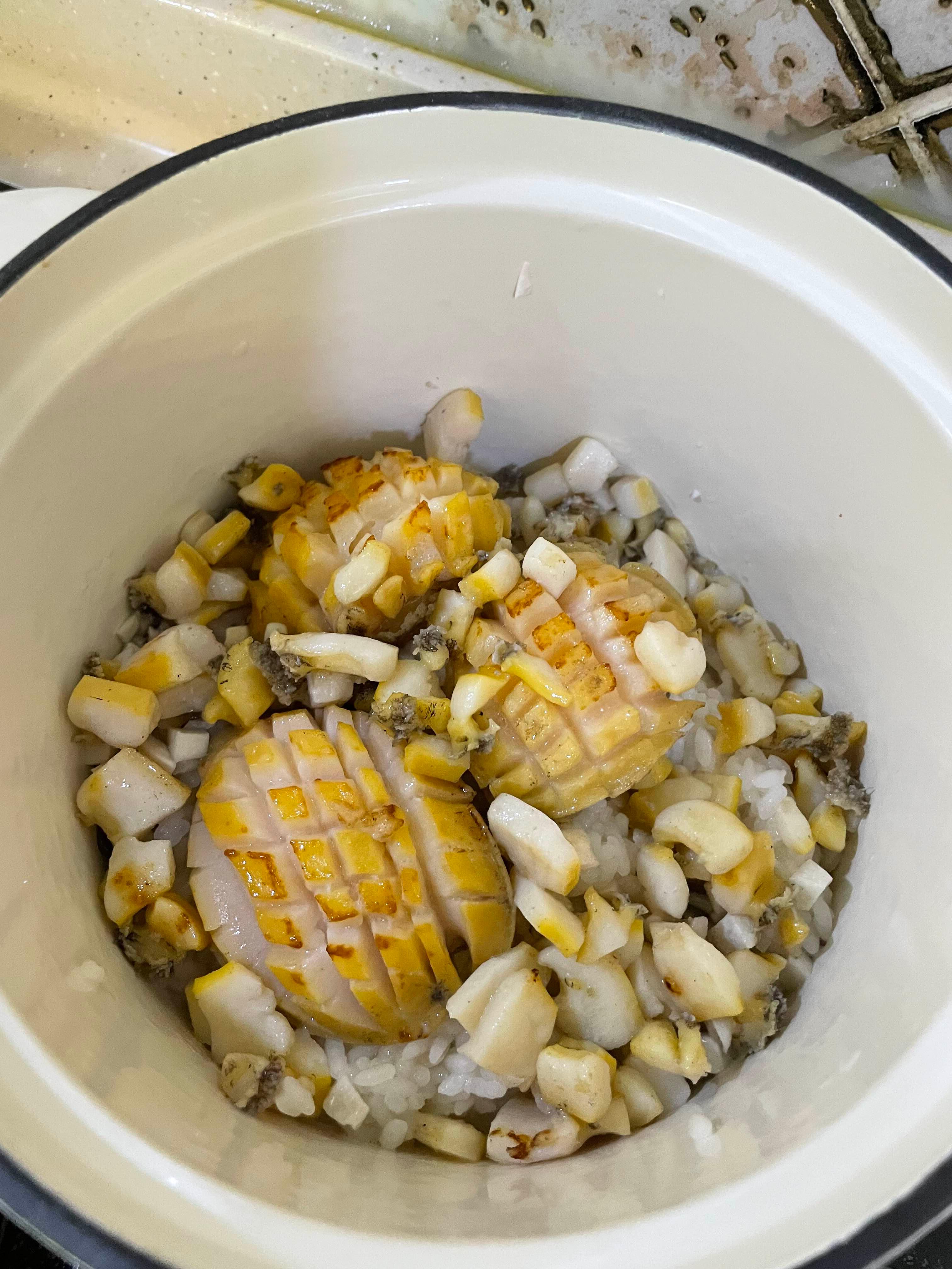 전복솥밥 황금 레시피