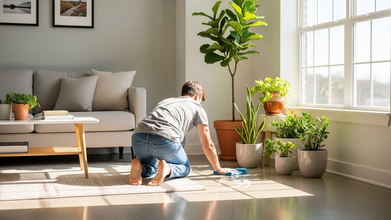 미세먼지걸레청소