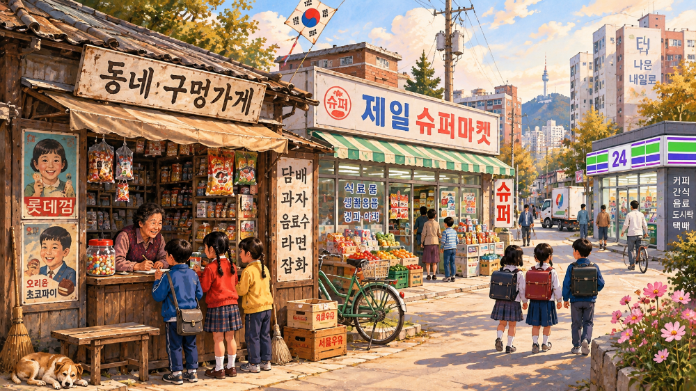 동네 구멍가게가 사라지고 슈퍼마켓이 등장한 시대