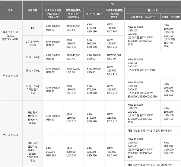 국제선-미주-외-구간-초과요금