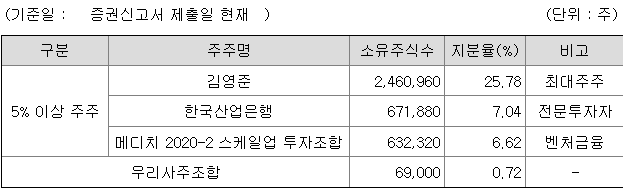 노머스 지분 구조