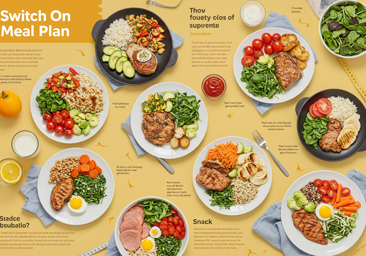 현실적인 식단 예시, 이렇게 드시면 됩니다