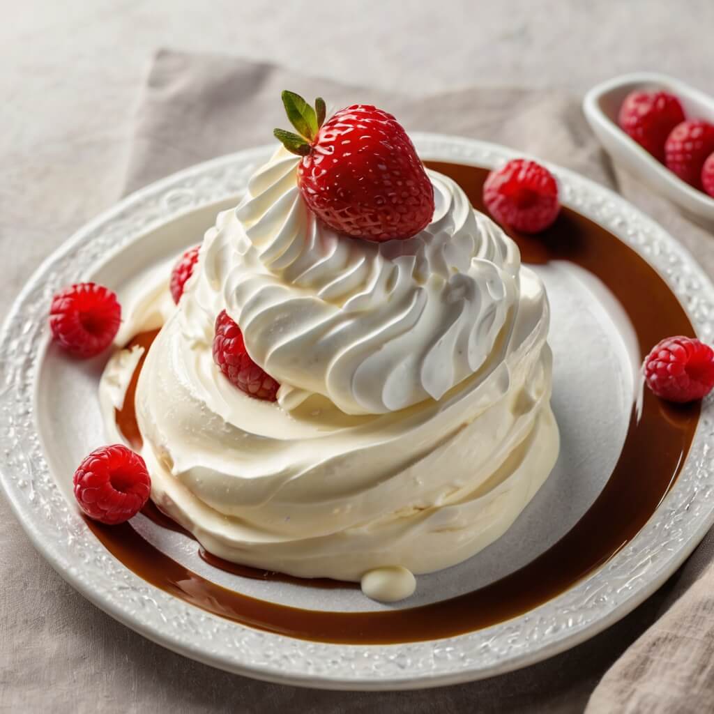 신선한-휘핑크림과-딸기