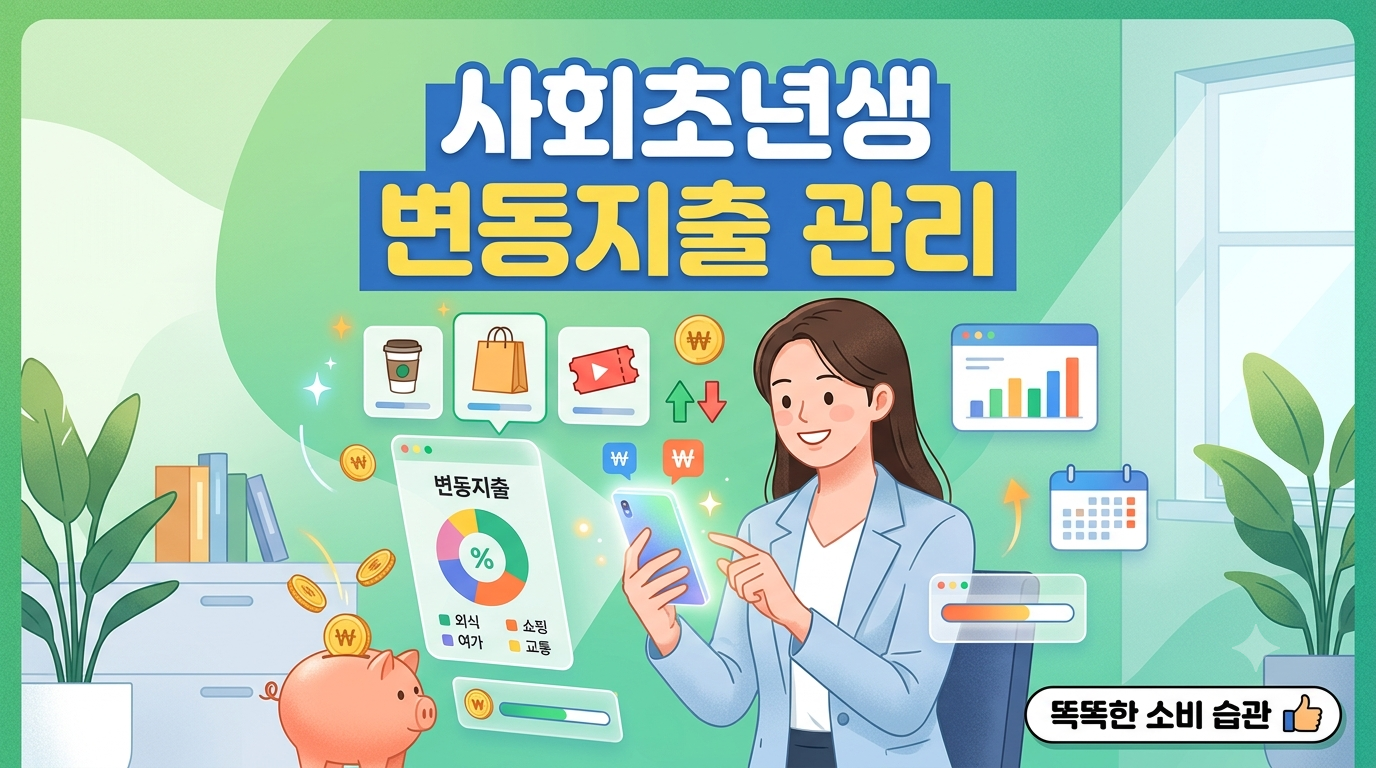 사회초년생이 변동지출 관리