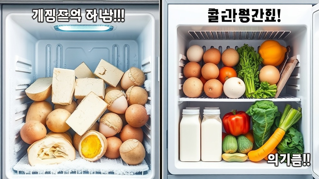 냉동실에 넣으면 절대 안 되는 음식 TOP5