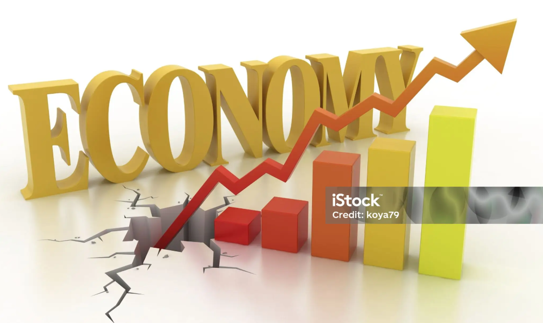 Business financial growth 3d illustration