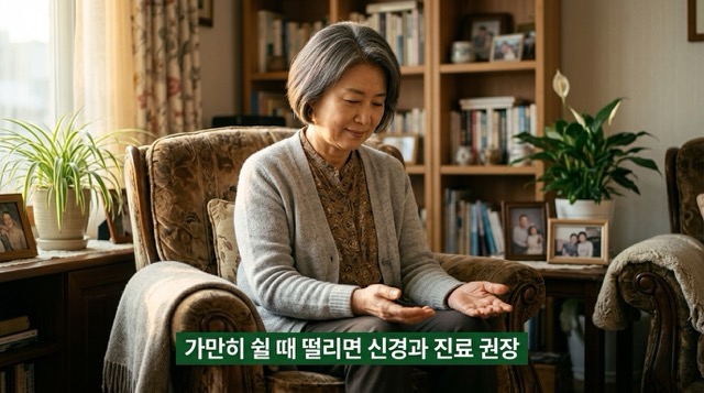 파킨슨병 손 떨림 자가 확인 방법