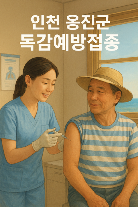 인천 옹진군 독감 예방접종 이미지
