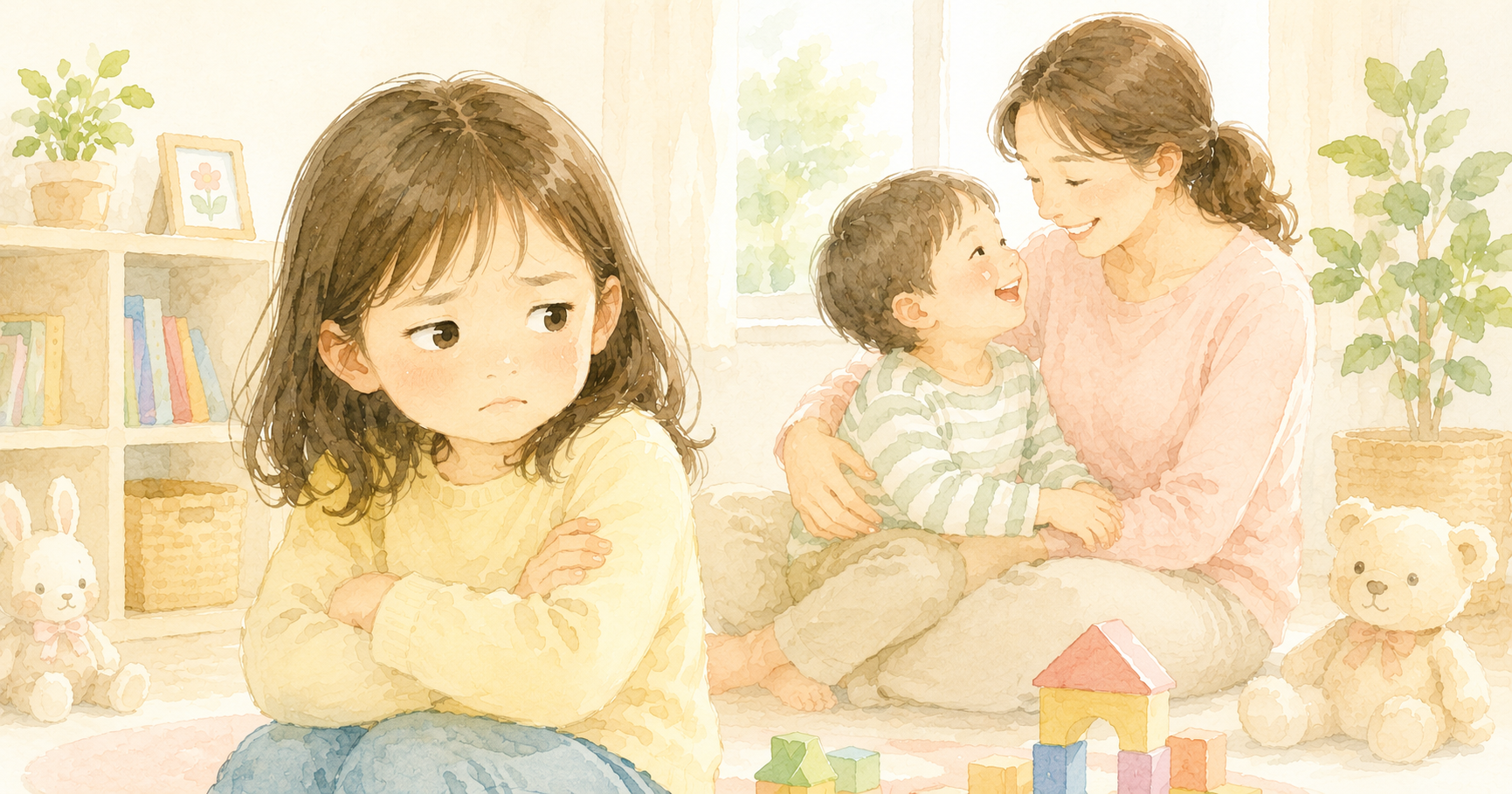 질투하는 아이, 비교보다 먼저 아이의 마음을 살펴봐야 하는 이유