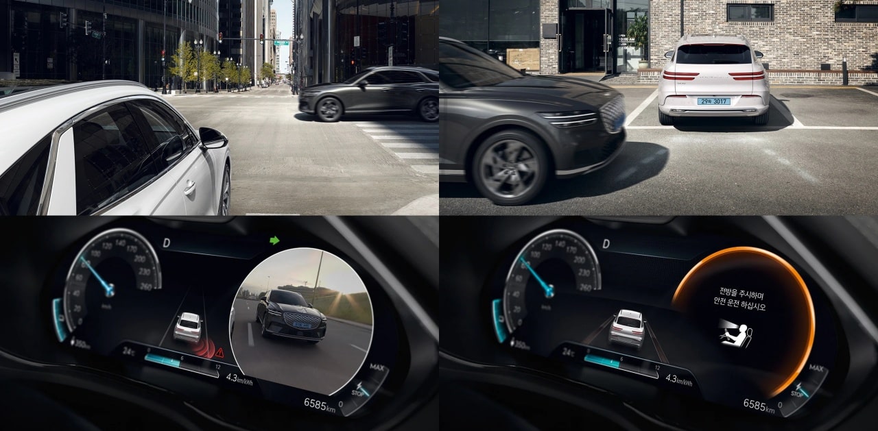 GV70 전기차의 주요 ADAS를 모았습니다.