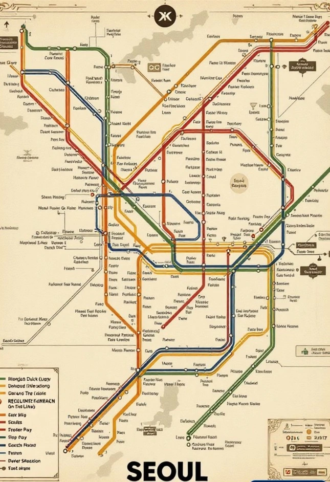 철도노조-파업-수도권-지하철-노선도