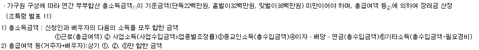 소득요건