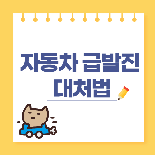 자동차 급발진 대처법