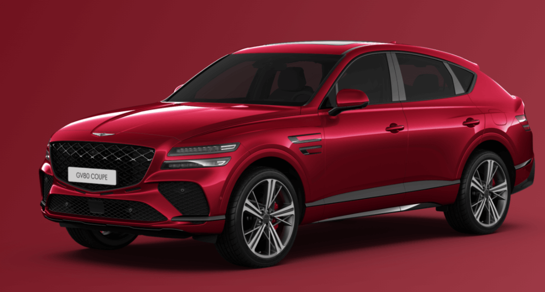 GV 80 쿠페 마우나 레드