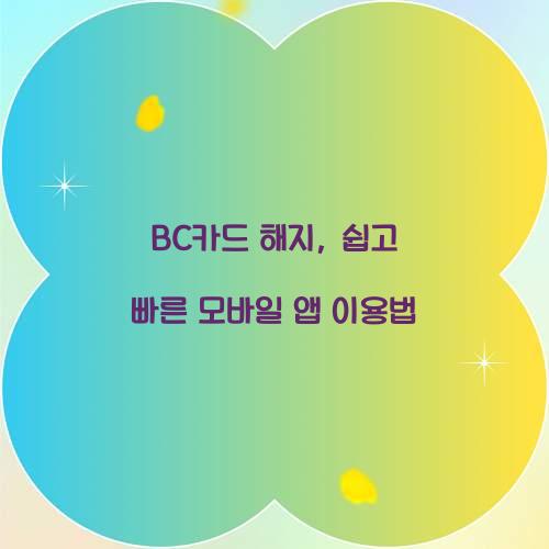 bc카드 해지