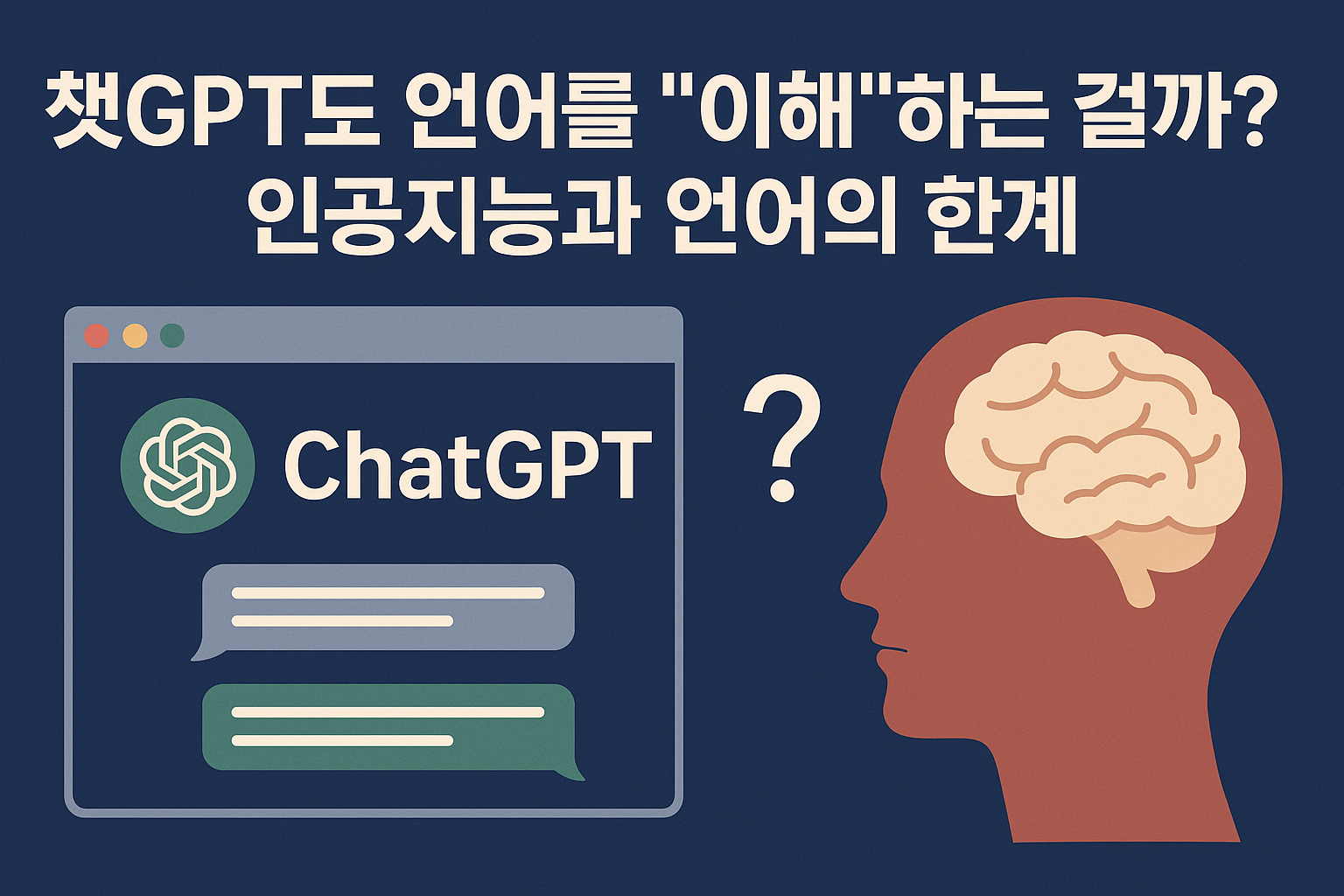 챗GPT도 언어를 ‘이해’하는 걸까? 인공지능과 언어의 한계