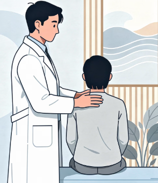 오른쪽 등 통증 의심되는 병