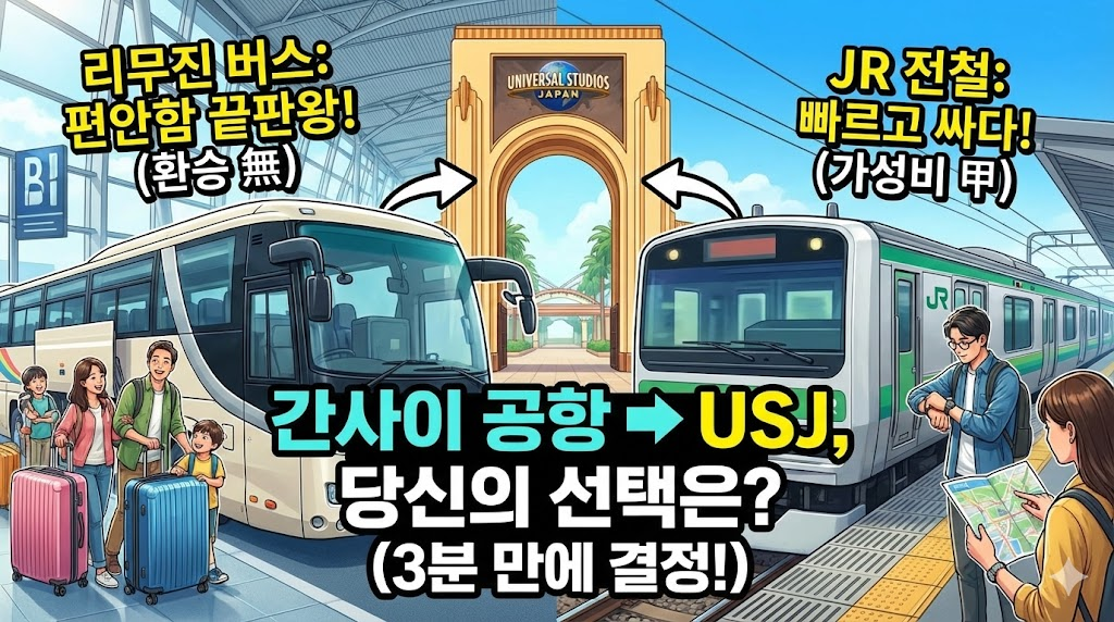 간사이 공항에서 유니버셜 스튜디오 재팬(USJ)까지 가는 법