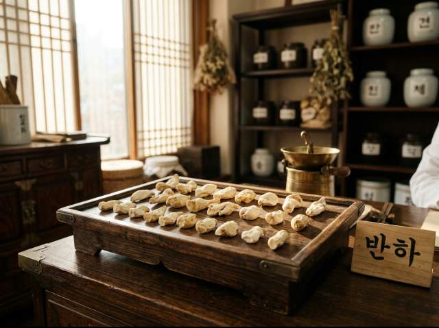 반하 효능 및 법제의 중요성: 한의학적 관점과 약리 기전
