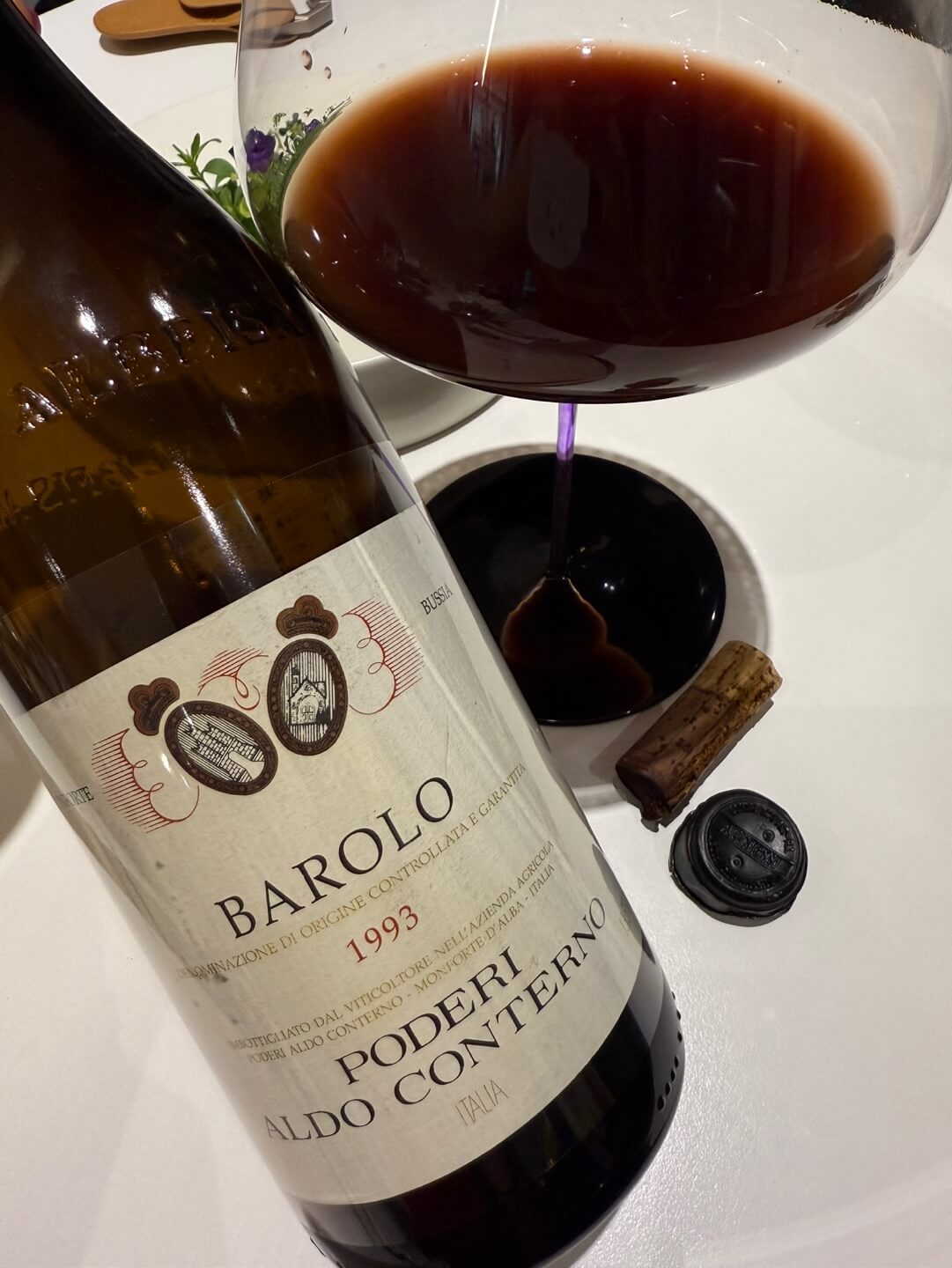 [Italy] Poderi Aldo Conterno Barolo 1993, Monforte d'Alba, Piedmont｜포데리 알도 콘테르노 바롤로 1993, 몬포르테 달바, 피에몬테