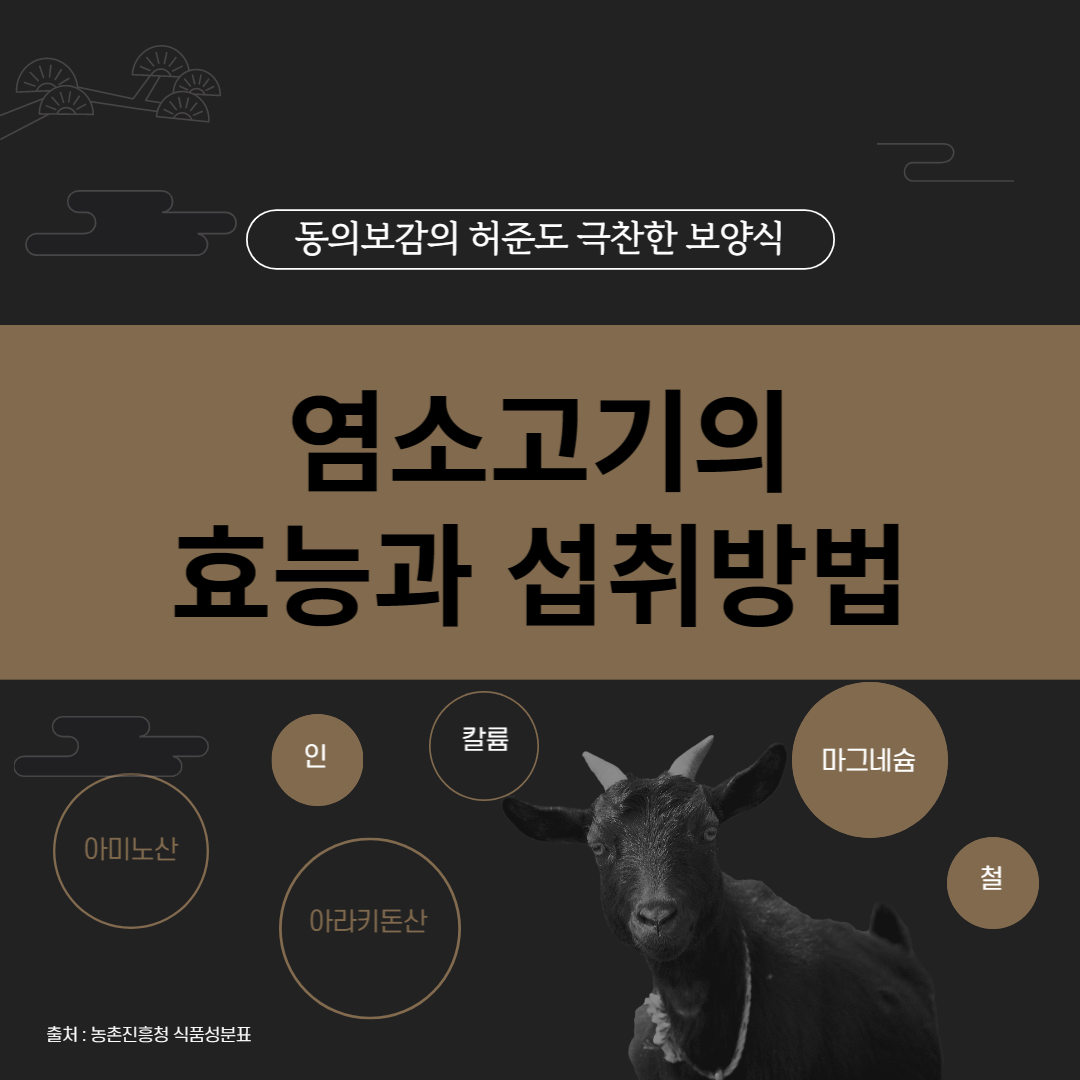 염소고기, 흑염소고기, 흑염소 효능, 흑염소 먹는 법, 흑염소 고기 요리, 흑염소 보양식