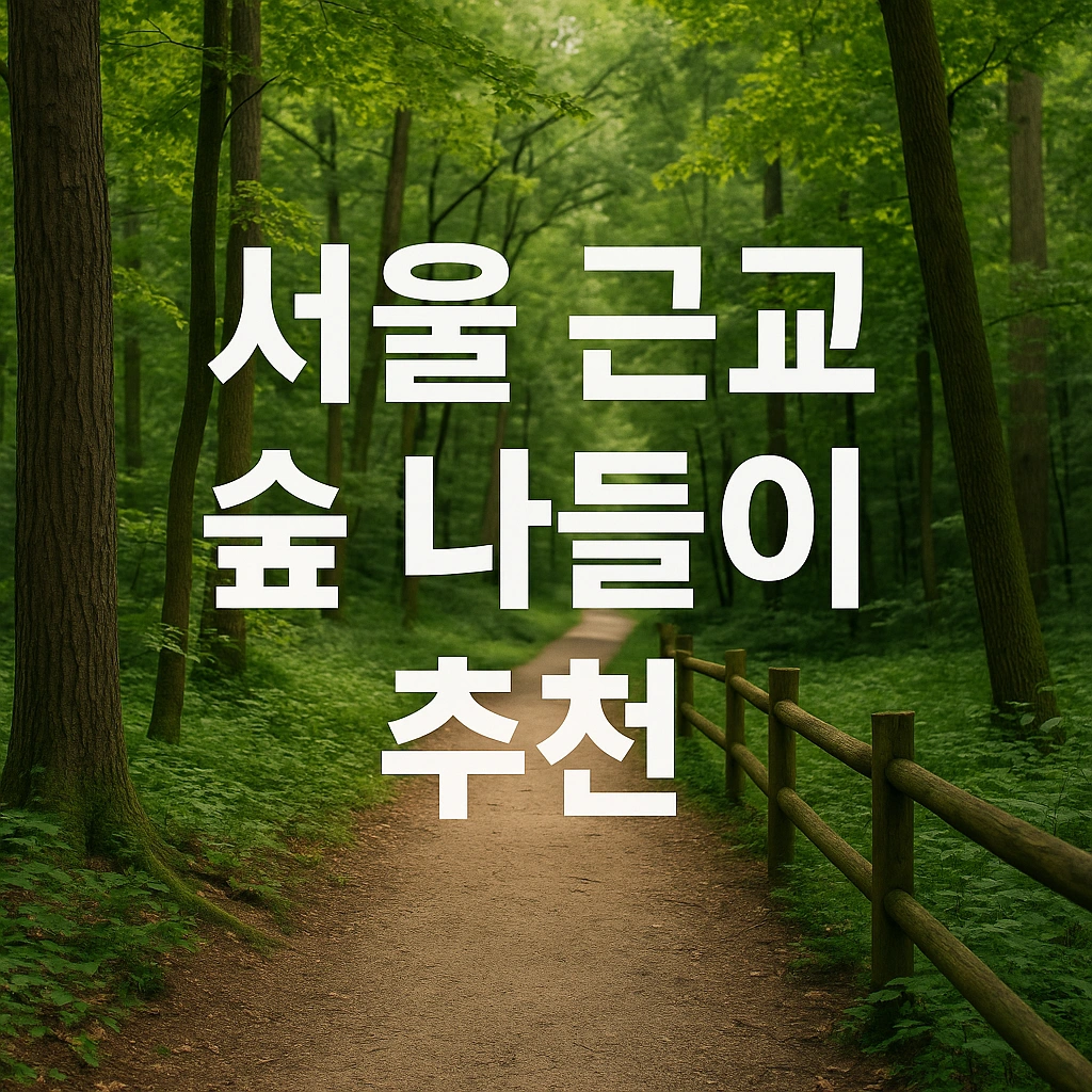 서울 근교에서 반려견과 가족이 함께 즐기는 계절별 힐링 숲 10선