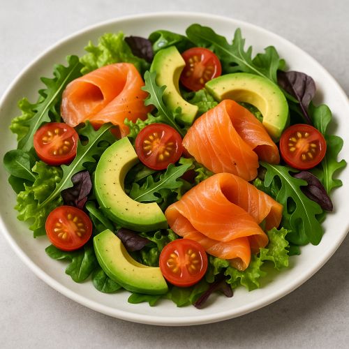 훈제 연어 아보카도 샐러드