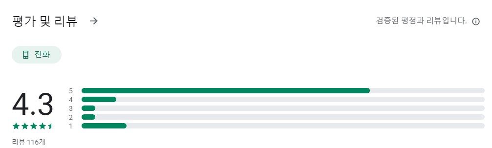 트로트 노래모음앱 평가