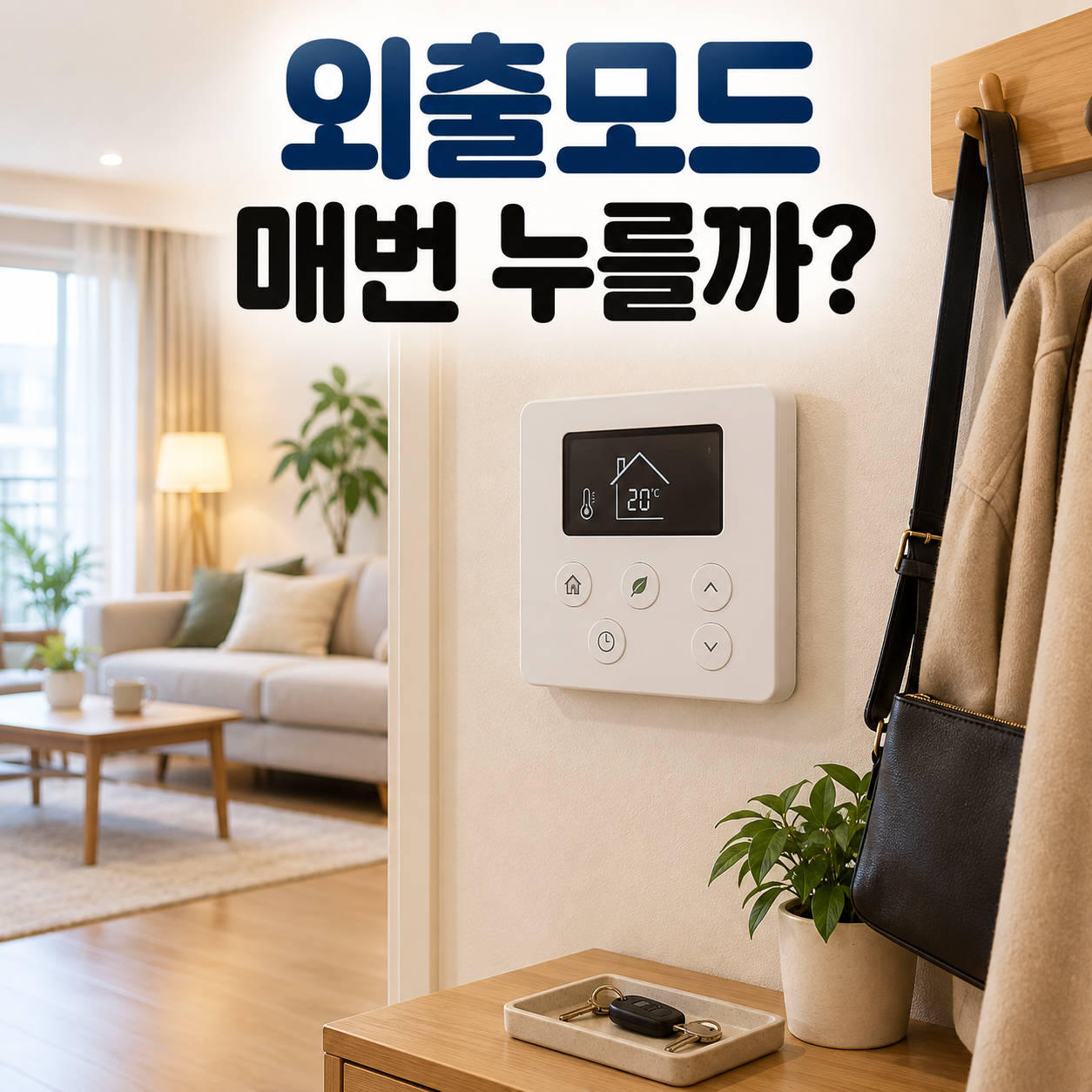 겨울 보일러 외출모드 설정 대표 이미지