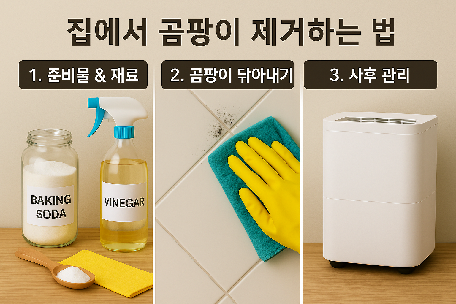 천연세제로 곰팡이 제거