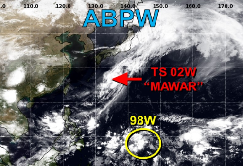 미군합동태풍경보센터-JTWC-2023년-6월3일-토요일-오전-태풍감시-현황-모습-92W-열대요란-발생