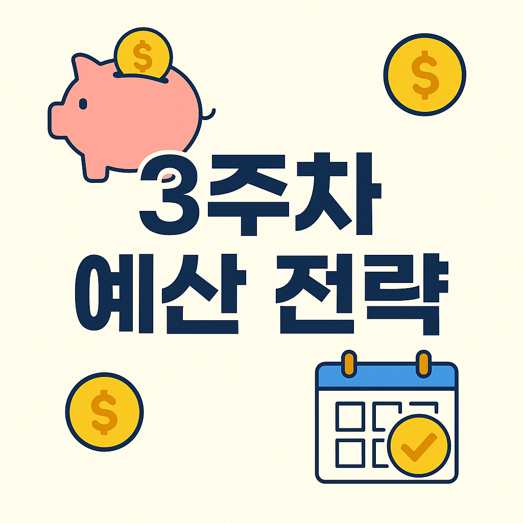 3주차 예산 전략