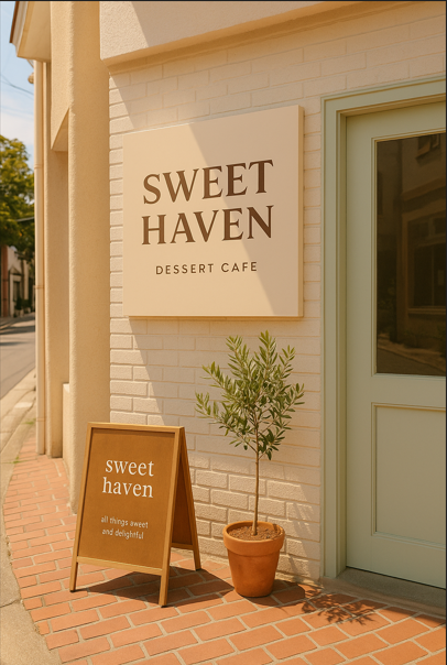 작게 바꿔도 티 나는 간판 리뉴얼