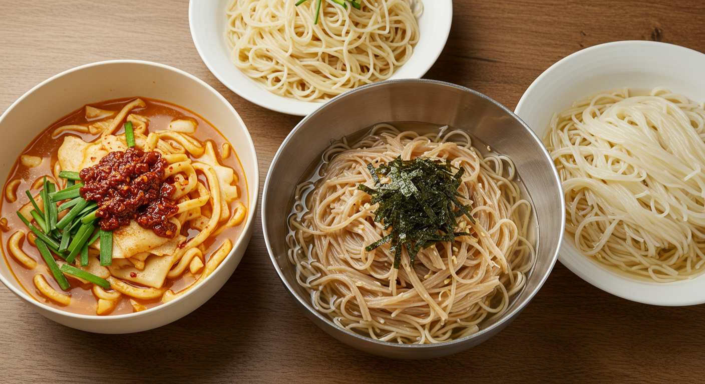 따뜻한 국물부터 시원한 콩국수까지 찐 맛집 대공개!
