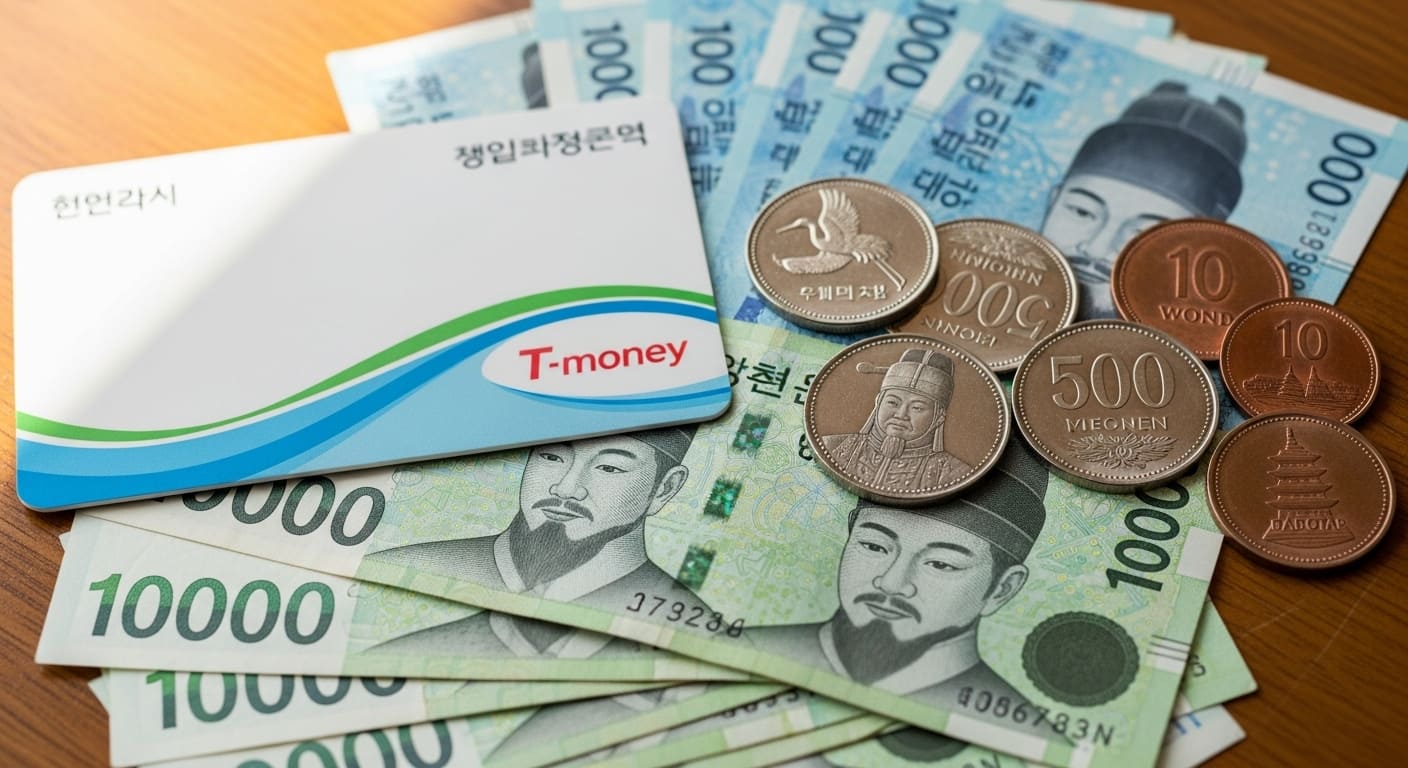 편의점 카운터에서 티머니 환불을 진행하는 장면