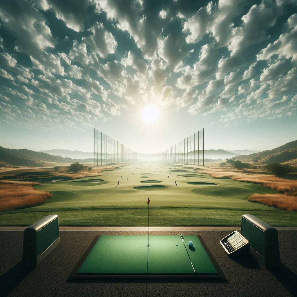 실외골프연습장 배경