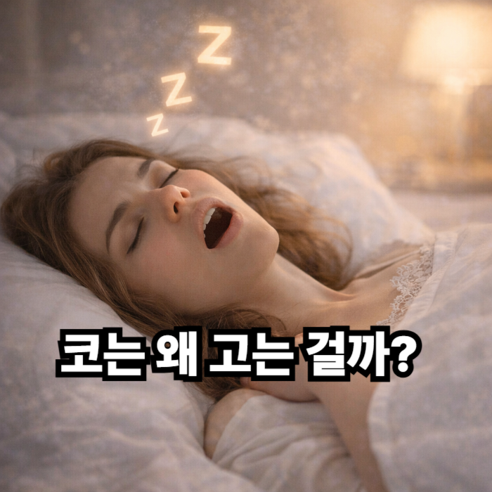 코는 왜 고는 걸까