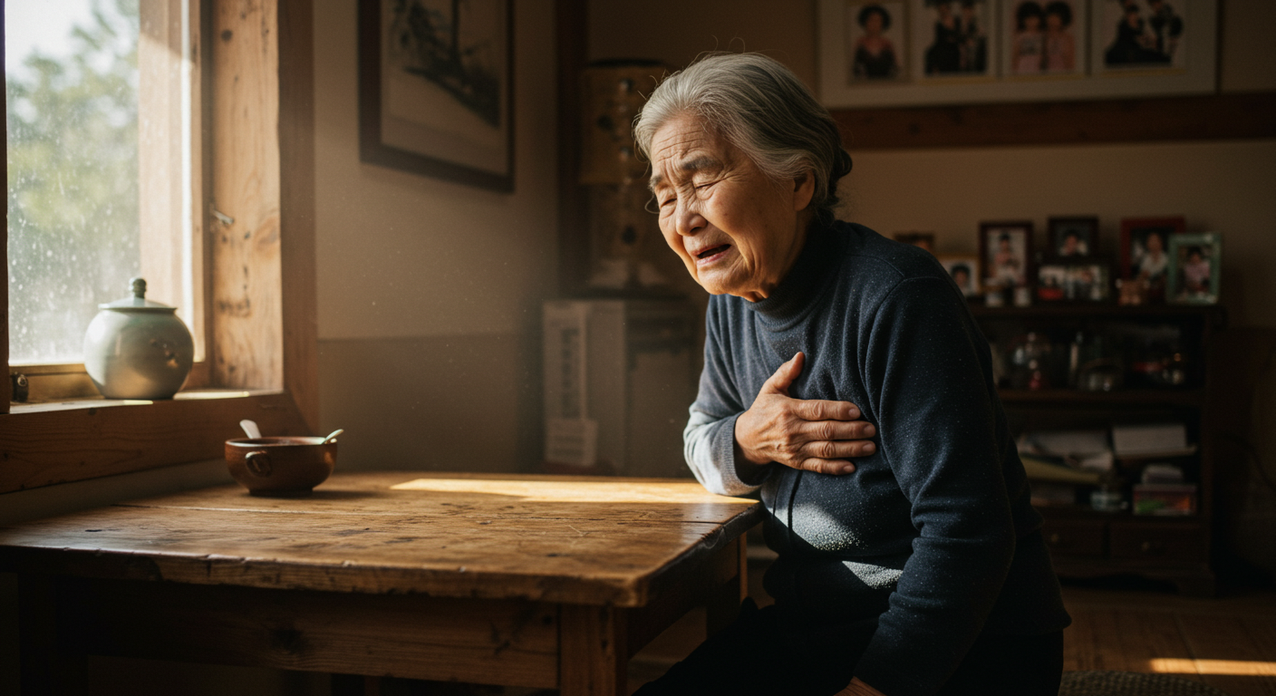 80대 여성 협심증 초기 증상 2
