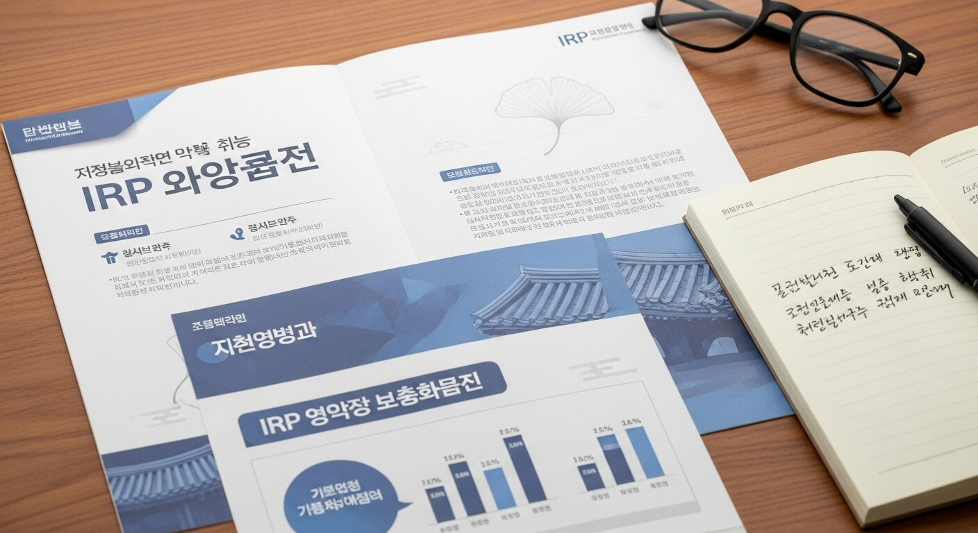 IRP 퇴직연금 수령방법