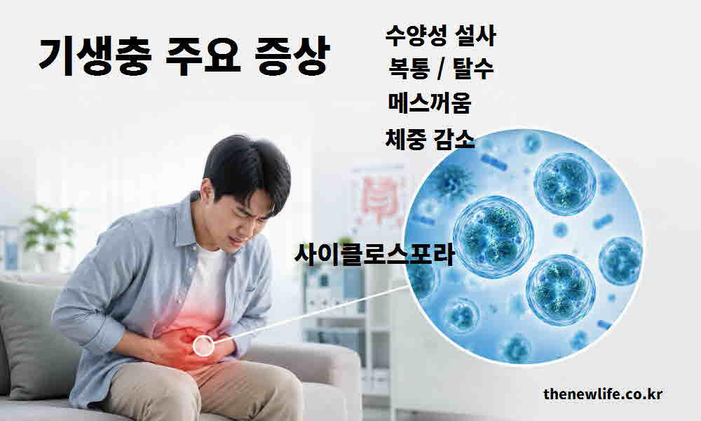 양상추 사이클로스포라 기생충 증상