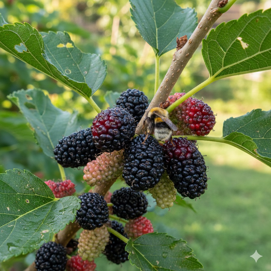 뽕나무 열매 '오디'