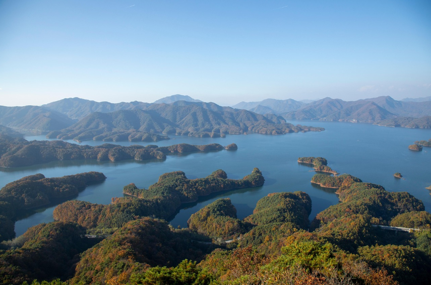 충주호 악어섬 사진