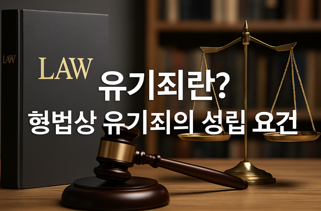 유기죄의 정의, 성립 요건, 대법원 판례
