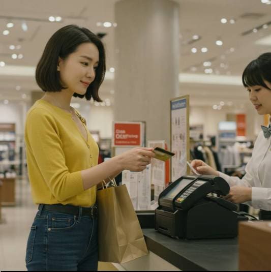 L 포인트 사용 및 전환 온라인 대 오프라인 사용처 비교