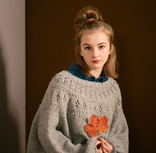 대바늘 뜨개옷 라넌큘러스